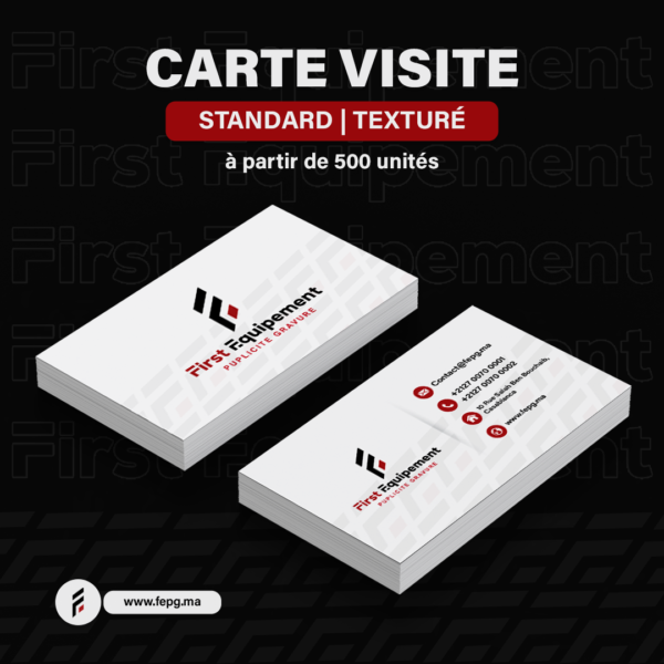 Carte visite standard